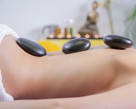Hot stone massage